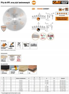 CMT PIŁA HM D+100 K=1,8/1,2 F=200 TCG NEG 2