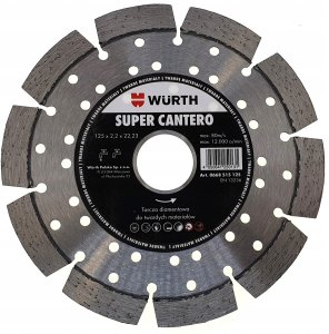 TARCZA DIAMENTOWA SUPER CANTERO 125MM 1
