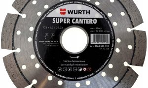TARCZA DIAMENTOWA SUPER CANTERO 125MM 3