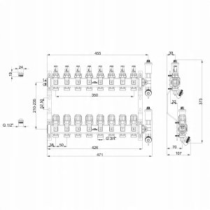 Onnline ROZDZIELACZ INOX PLUS PROV 8 OBIEG 4