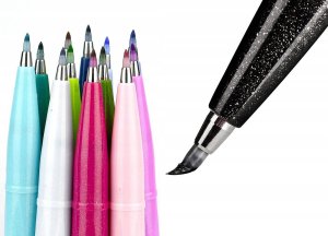Pentel Pisaki pędzelkowe Brush Sign Pen SES15C 36 (SES15C-ST36PL) 6