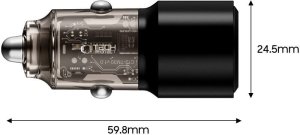 TECH-PROTECT CC03 2-PORT CAR CHARGER PD100W BLACK 3