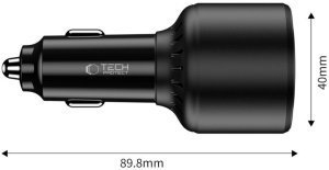 TECH-PROTECT CC04 3-PORT CAR CHARGER PD130W BLACK 3