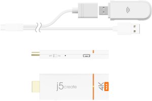 System przekazu sygnału AV j5create Adapter do bezprzewodowego przesyłania obrazu i dźwięku (JVAW76MAX-N) 2