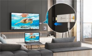 System przekazu sygnału AV j5create Adapter do bezprzewodowego przesyłania obrazu i dźwięku (JVAW76MAX-N) 4