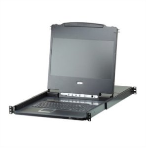 Przełącznik KVM LCD ATEN CL6708MW 43 cm, 8 portów USB-DVI, układ CH 1
