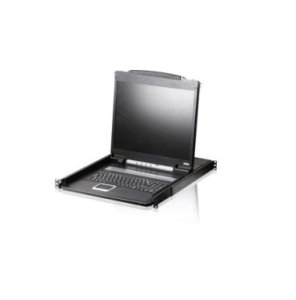 Konsola KVM ATEN CL1000N, 19 LCD, VGA, PS/2, układ FR 1