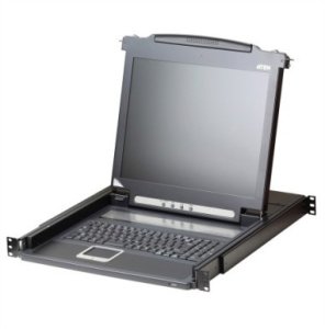Konsola KVM ATEN CL1000N, 19 LCD, VGA, PS/2, układ amerykański 1