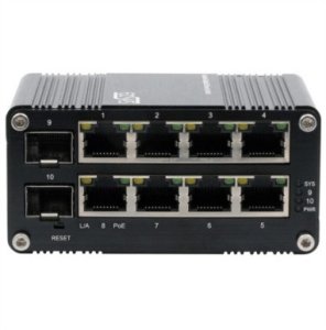 EX-62035MPoE-SFP-8+2-portowy przemysłowy gigabitowy miniprzełącznik SFP PoE+ zarządzany przez Internet 1