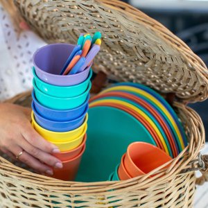 Zestaw naczyń turystycznych NORA LOLLIPOP, 16-częściowy, KOZIOL 2