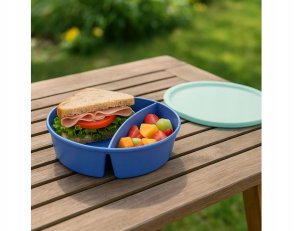 Miska z przegródką i pokrywką NORA BOX, 1,1 l, KOZIOL 2