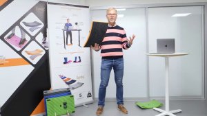 Gymba -deska aktywacyjna i piłki do masażu niebieski 2