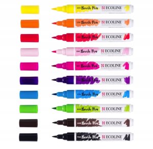 Ecoline Brush Pen set Bright | 10 colours 2