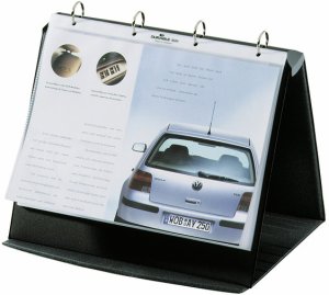 Durable Durastar, Freestanding, A4, Landscape, PVC, Graphite, Grey, 330 mm 1