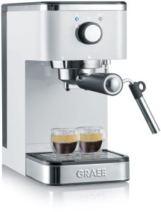 Graef ES 401, Espresso machine, 1.25 L, Ground coffee, 1400 W, Grey 1