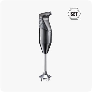 Bamix SwissLine, Immersion blender, Ice crushing, 1.8 m, 200 W, Black 2