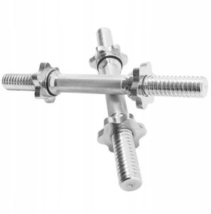 2x15kg Hantle regulowane gumowane 30 mm 12