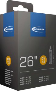 Schwalbe 10425311, Dunlop valve, 26", 40 - 62 mm, 4 cm, Rubber, Black 1