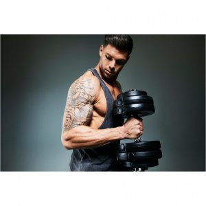 2x15kg Hantle regulowane winylowe 30 mm 9