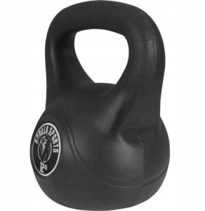 Kettlebelle 12 kg winyl Gorilla Sports czarny 2