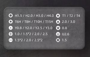 JAKEMY JM-8189A 32in1 Zestaw narzędzi 3