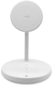 Ładowarka indukcyjna 3 w 1 Puro Mag Station ze stojakiem - biała 4