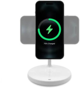 Ładowarka indukcyjna 3 w 1 Puro Mag Station ze stojakiem - biała 10