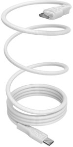 Kabel Puro Magnetic USB-C - USB-C 60W USB 3.2 (20 Gbps) 1m magnetyczny - biały 1