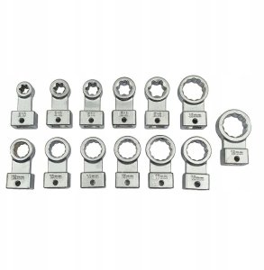 KLUCZE OCZKOWE DO NAPINACZY PASKA ROZRZĄDU TORX ZESTAW 10-19MM 15 EL 3
