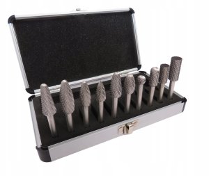 ZESTAW PILNIKÓW FREZÓW OBROTOWYCH DO METALU 10EL 3