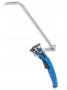 ŚCISK STOLARSKI DŹWIGNIOWY ZACISK UCHWYT DO SZYNY ODKUWANY 300 x 60mm 3