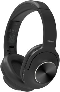Słuchawki nauszne AIWA HST-220BT BT/AUX/USB-C 20dB wbudowany mikrofon Czarne 1