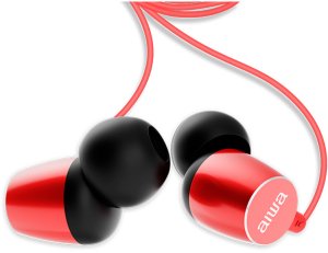 Słuchawki douszne AIWA ESTM-30RD 99dB 16ohm Czerwone 3