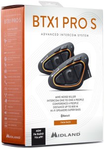 Interkom motocyklowy Midland BTX1 PRO S-TWIN na 2 kaski 5