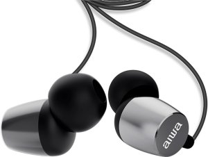 Słuchawki Aiwa Słuchawki douszne AIWA ESTM-20SL 105dB 16ohm Srebrne 4