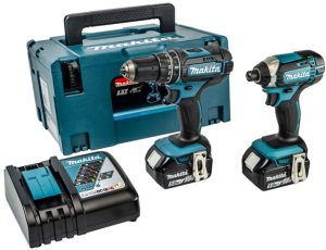 Zestaw elektronarzędzi Makita 6-elementowy (DLX2131TJ) 1