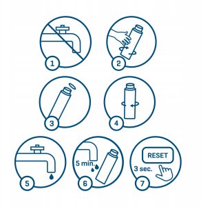 Filtr wody do lodówek Bosch, Siemens (WES407) 7