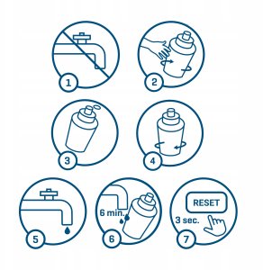 Filtr wody do lodówek LG, Kenmore (WES409) 7