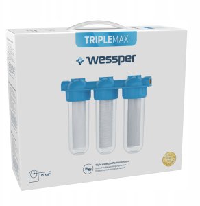 3-stopniowy system filtracji wstępnej 3/4″ (WES6011) 2