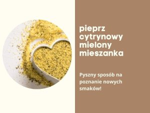Agnex Pieprz cytrynowy w proszku przyprawa mieszanka pieprz biały i kurkuma 3