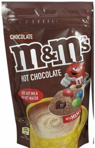 Gorąca czekolada w proszku o smaku m&m`s rozpuszczalna z drażetkami hot chocolate 140g 1