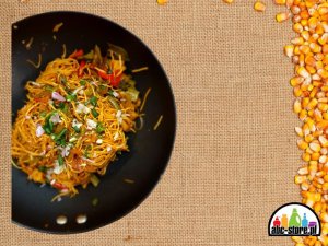 Makaron kukurydziany bezglutenowy noodle nitki azjatycki monika 227g 4