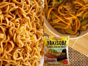 Sos yakisoba japoński z makaronem do stir fry zestaw dla dwóch osób otafuku 370g 3
