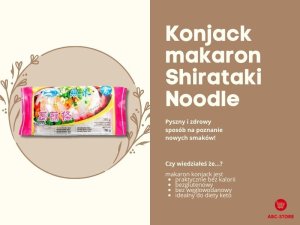 Konjac shirataki świeży makaron wstążka bezglutenowy keto bez kalorii azjatycki do zupy wegetariański fishwell 380g 3