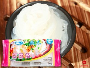 Konjac shirataki świeży makaron wstążka bezglutenowy keto bez kalorii azjatycki do zupy wegetariański fishwell 380g 4