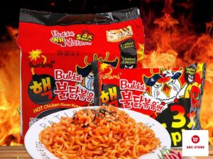 Zupka buldak 3x spicy kurczak ramen samyang najostrzejsza koreańska zupka 140g 4