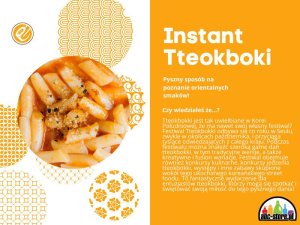 Koreańskie tteokbokki kluseczki ryżowe w sosie hot spicy topokki danie instant sempio 160g 3