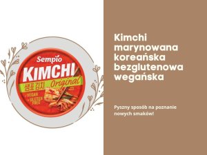 Kimchi kapusta pekińska marynowana po koreańsku puszka wegańskie bezglutenowa 160g 3