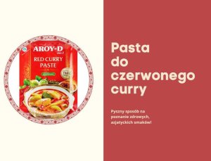 Pasta curry czerwona red przyprawa marynata paste aroy-d 50g 3