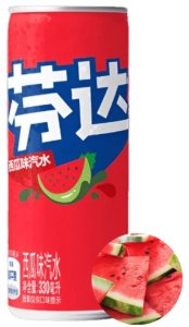 Fanta z Chin Watermelon o smaku arbuzowym egzotyczny napój gazowany w puszce 330ml 1
